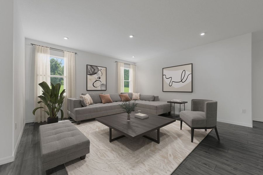 Furnished interior view inside a new home in Avalon Park Tavares Single Family Homes, Tavares (Image 2).