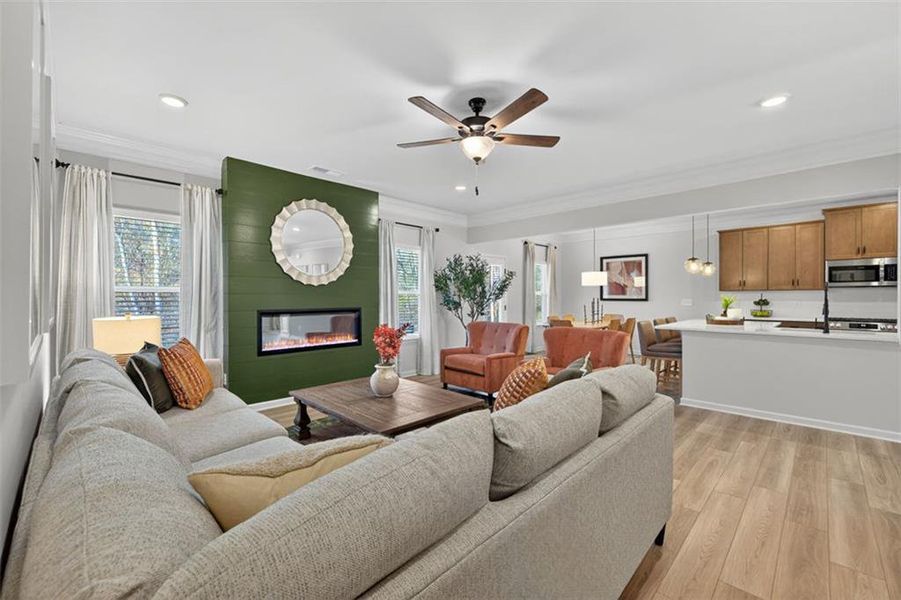 Furnished interior view inside a new home in Jones Ridge, Dallas (Image 37).