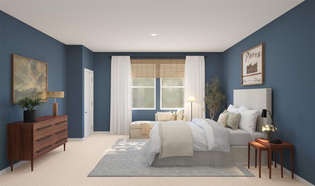 Private primary suite (*Artist rendering used for illustration purposes only.) Private primary suite (*Artist rendering used for illustration purposes only.)