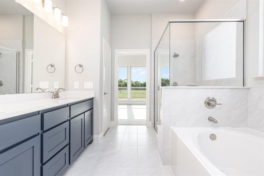 Furnished interior view inside a new home in , Waxahachie (Image 5).