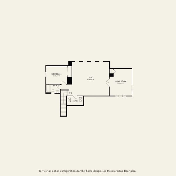 2D floor plan layout for the Aventura by DiVosta in Canter, Wellington, FL (Image 4). 2D floor plan layout for the Aventura by DiVosta in Canter, Wellington, FL (Image 4).