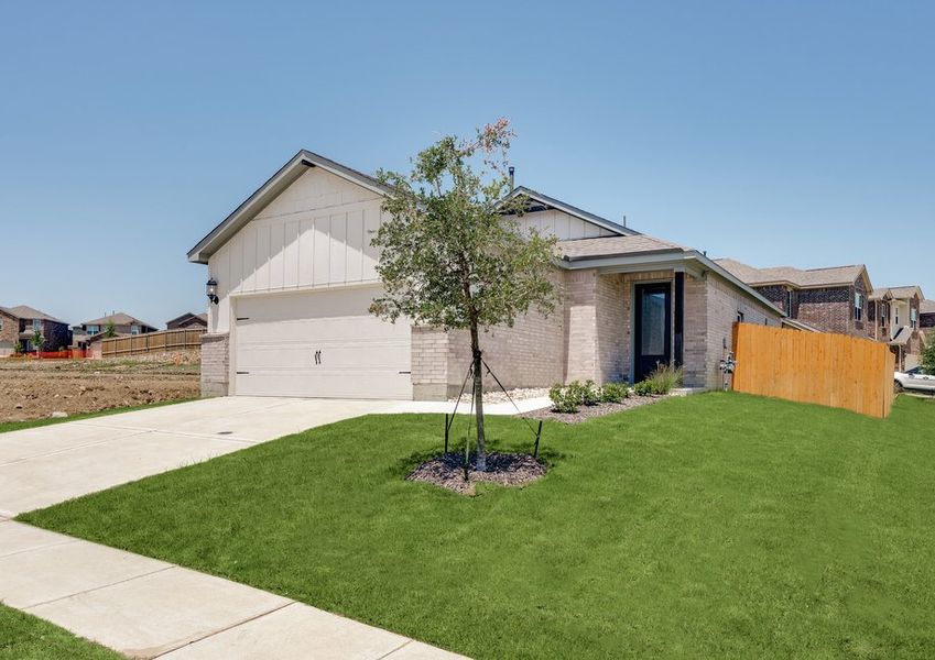 The Alfalfa has an attached two-car garage. The Alfalfa has an attached two-car garage.