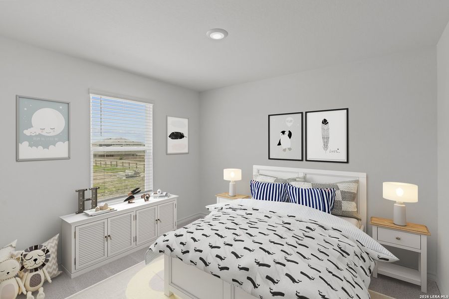 Furnished interior view inside a new home in The Overlook at Creekside, New Braunfels (Image 10).