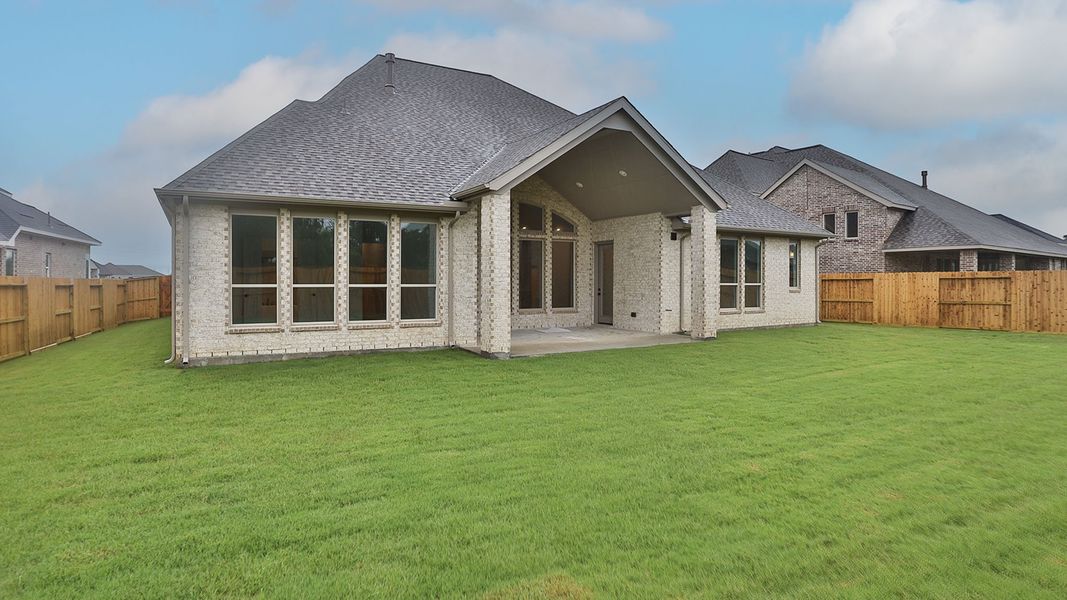 Exterior details and patio area of a home in Riceland, Mont Belvieu (Image 2). Exterior details and patio area of a home in Riceland, Mont Belvieu (Image 2).