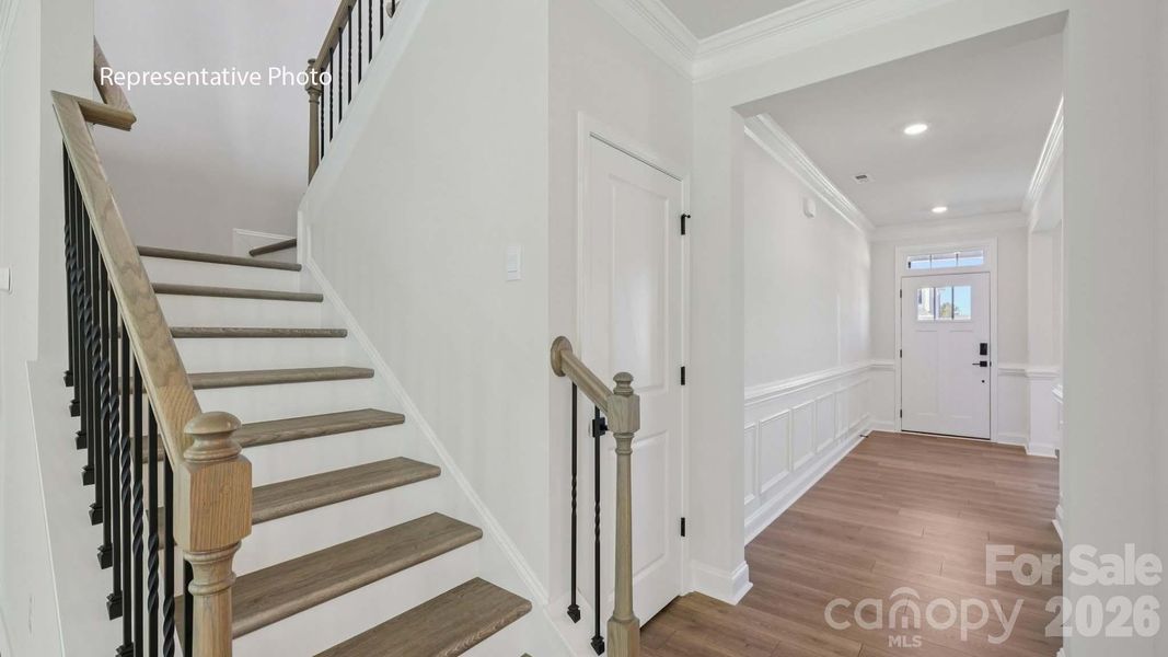 Spacious, unfurnished interior of a new home in Sanctuary at Southgate, Indian Trail (Image 22).