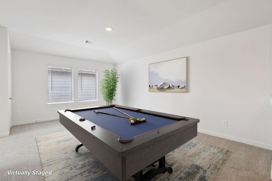 Furnished interior view inside a new home in Southwinds, Baytown (Image 10). Furnished interior view inside a new home in Southwinds, Baytown (Image 10).