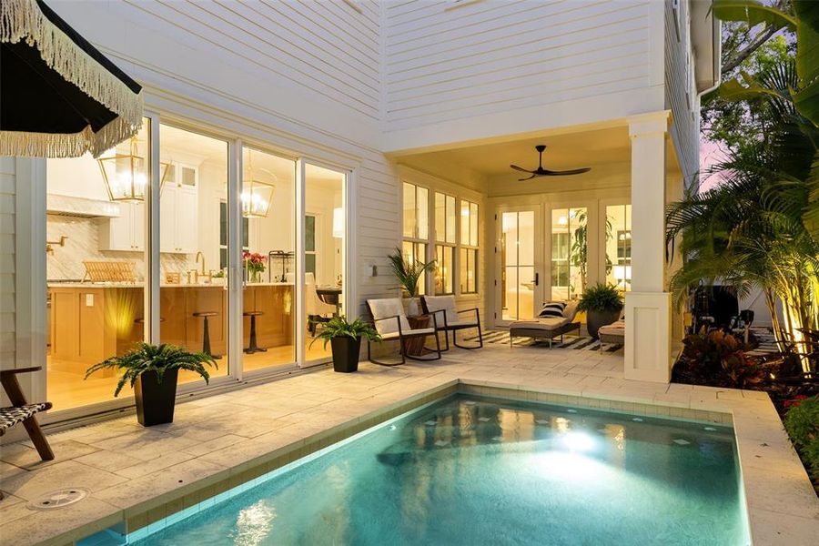 Exterior details and patio area of a home in , St. Petersburg (Image 4).