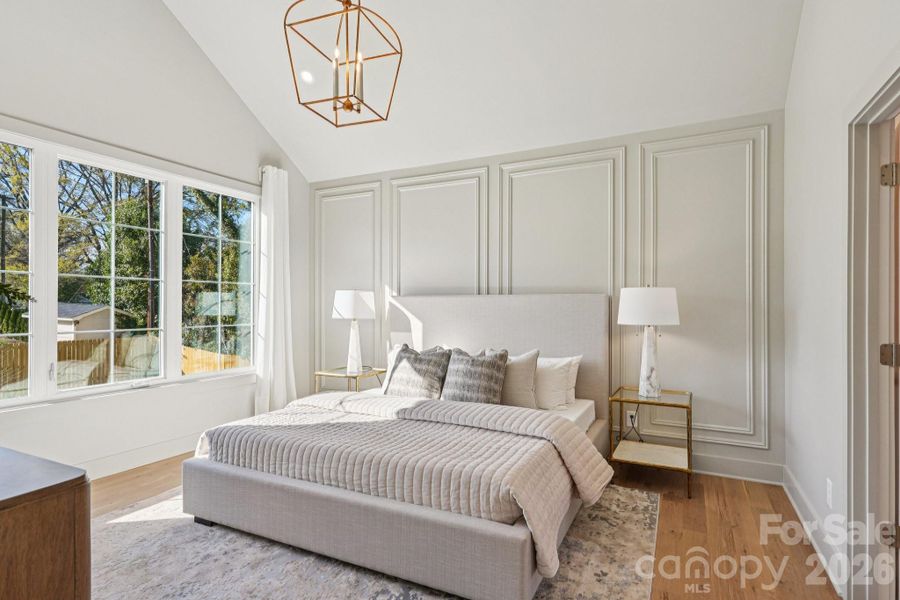 Furnished interior view inside a new home in , Charlotte (Image 16).