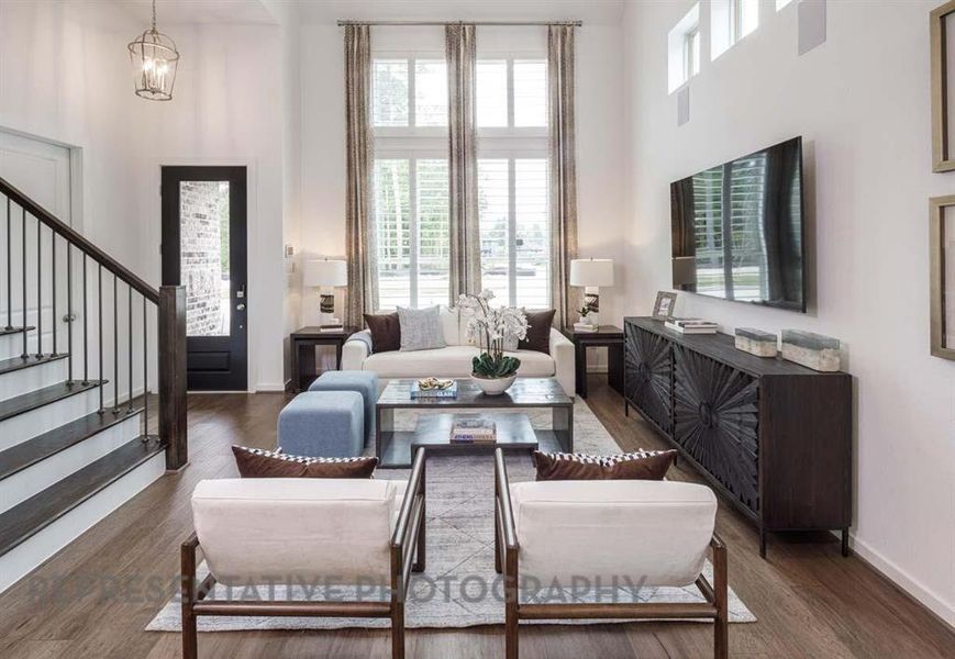 Furnished interior view inside a new home in Bridgeland Central: The Villas, Cypress (Image 20). Furnished interior view inside a new home in Bridgeland Central: The Villas, Cypress (Image 20).