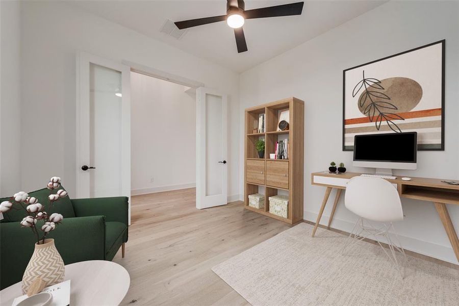 Furnished interior view inside a new home in Hillside Village, Celina (Image 11).