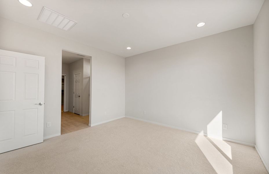 Representative unfurnished interior of a home built from the Rimini by Pulte Homes in Blossom Rock, Apache Junction (Image 21). Representative unfurnished interior of a home built from the Rimini by Pulte Homes in Blossom Rock, Apache Junction (Image 21).