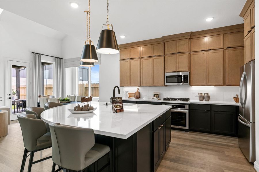 Furnished interior view inside a new home in Beamer Villas, Friendswood (Image 10).