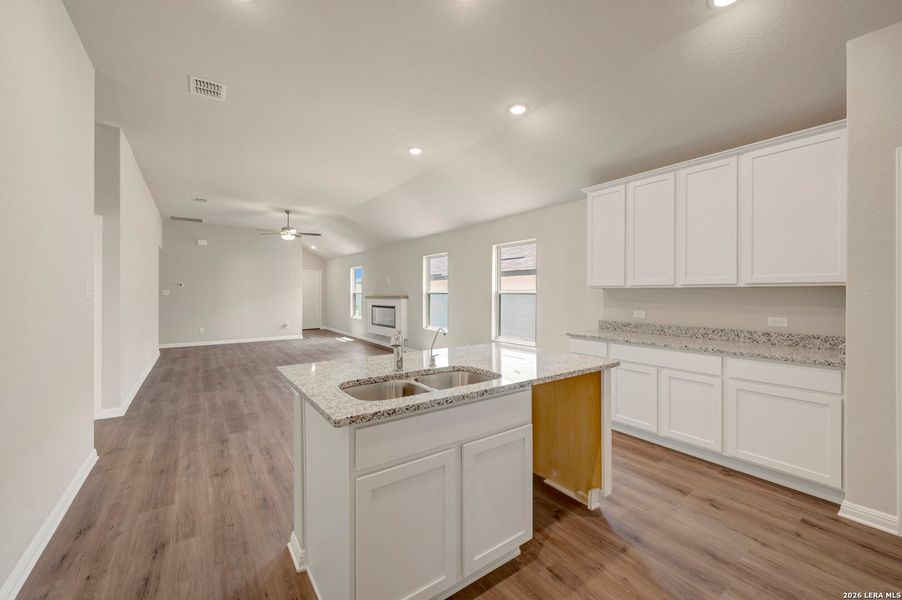 Furnished interior view inside a new home in Mesquite Ridge, San Antonio (Image 6).