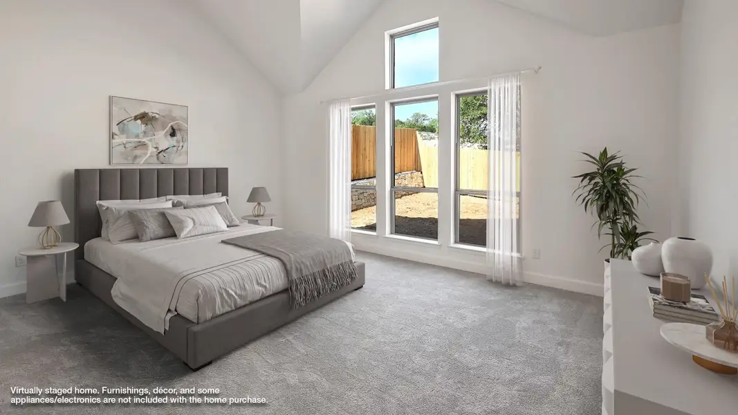 Representative furnished interior of a home built from the 3396W by Perry Homes in Meridiana, Rosharon (Image 5).