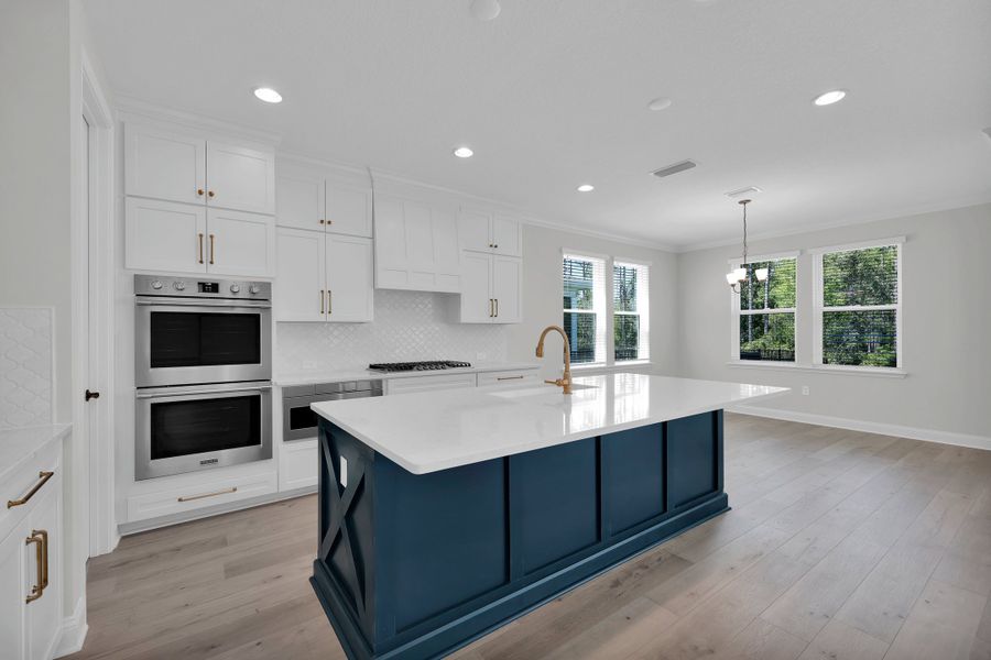Representative furnished interior of a home built from the Miramar by Riverside Homes in Mariposa at EverRange, Jacksonville (Image 52).