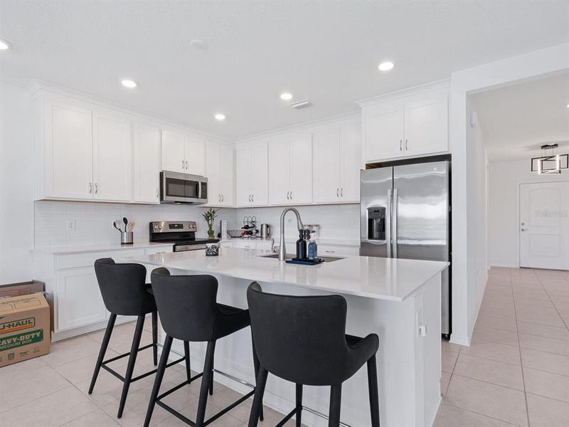 Furnished interior view inside a new home in Summerwoods, Parrish (Image 16). Furnished interior view inside a new home in Summerwoods, Parrish (Image 16).