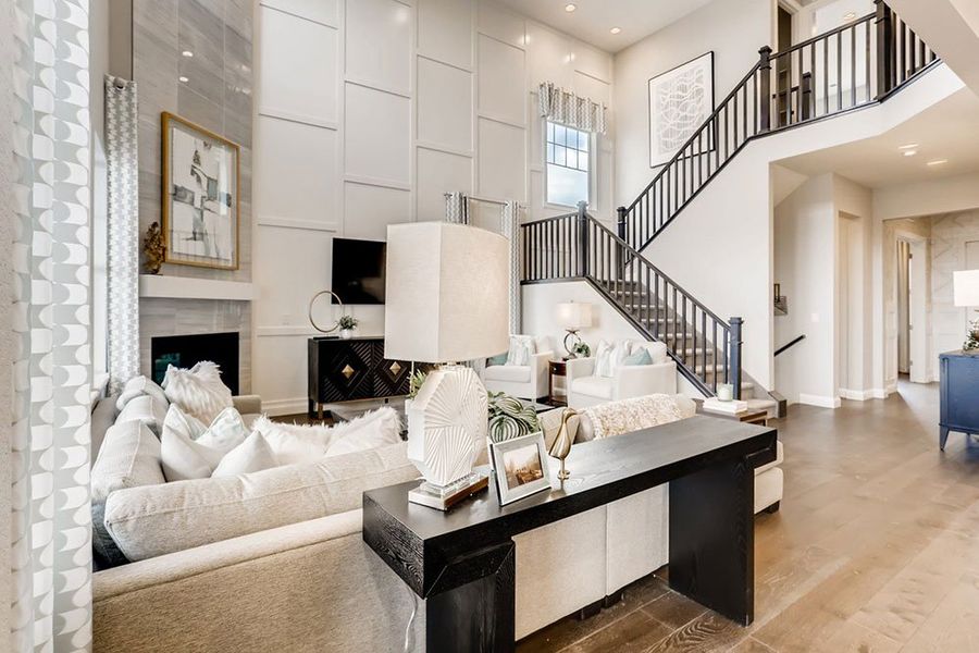 Representative furnished interior of a home built from the Vail by Taylor Morrison in The Reserve at Looking Glass Destination Collection, Parker (Image 4).