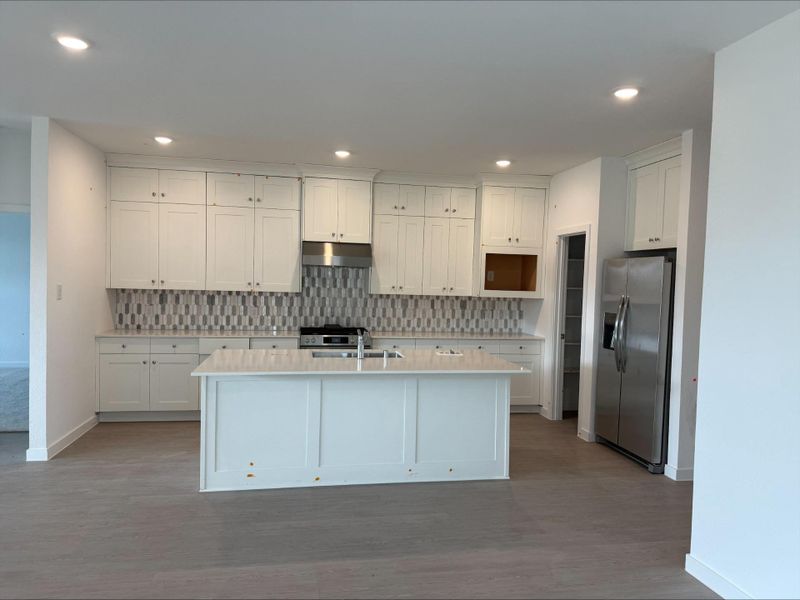 Furnished interior view inside a new home in Anniston: Bristol Collection, Katy (Image 5). Furnished interior view inside a new home in Anniston: Bristol Collection, Katy (Image 5).