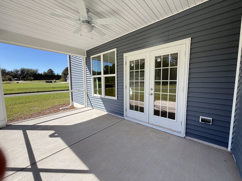 Exterior details and patio area of a home in Waterfall Estates, Whiteville (Image 23).