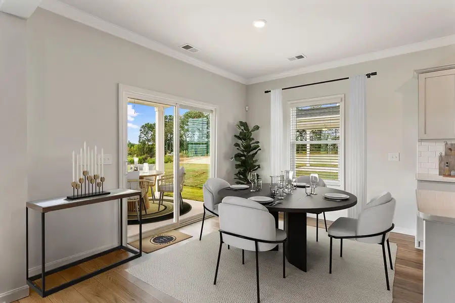 Furnished interior view inside a new home in Central Creek, Goose Creek (Image 2). Furnished interior view inside a new home in Central Creek, Goose Creek (Image 2).