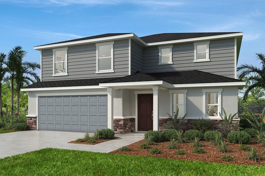 Exterior E with optional stone Exterior E with optional stone