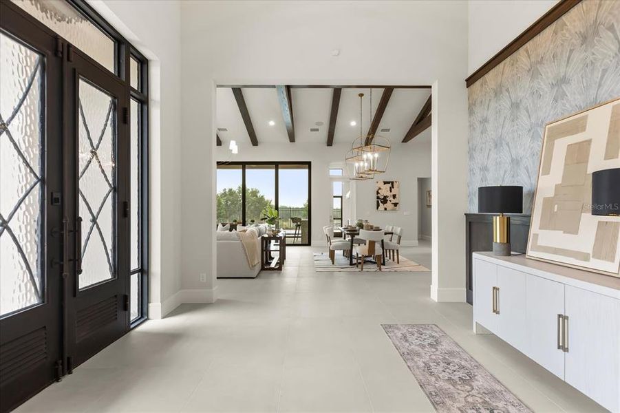 Furnished interior view inside a new home in , Montverde (Image 13).