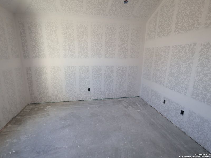 In-progress construction of a new home in Cinco Lakes, San Antonio, TX (Image 28).