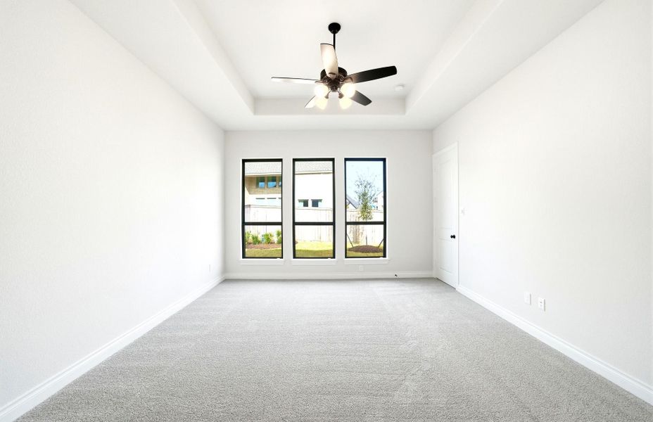 Spacious, unfurnished interior of a new home in Bridgeland 50', Cypress (Image 28).
