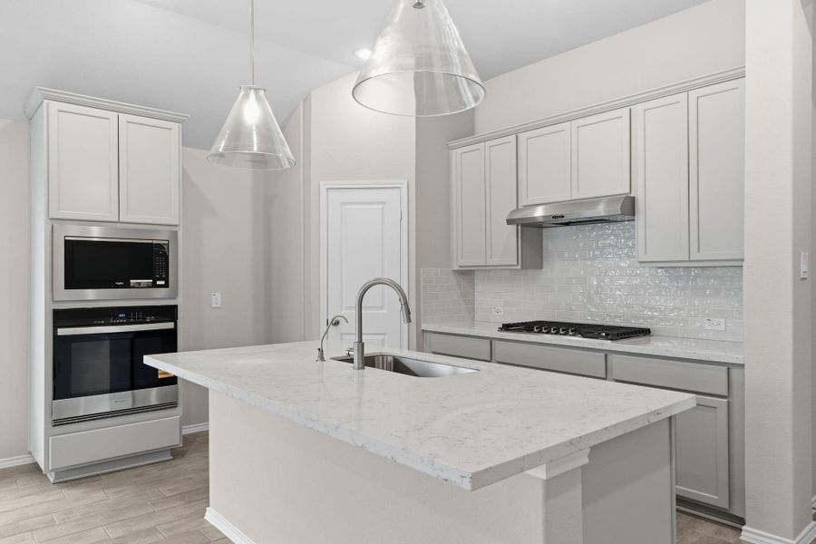 Furnished interior view inside a new home in Pomona, Manvel (Image 5).