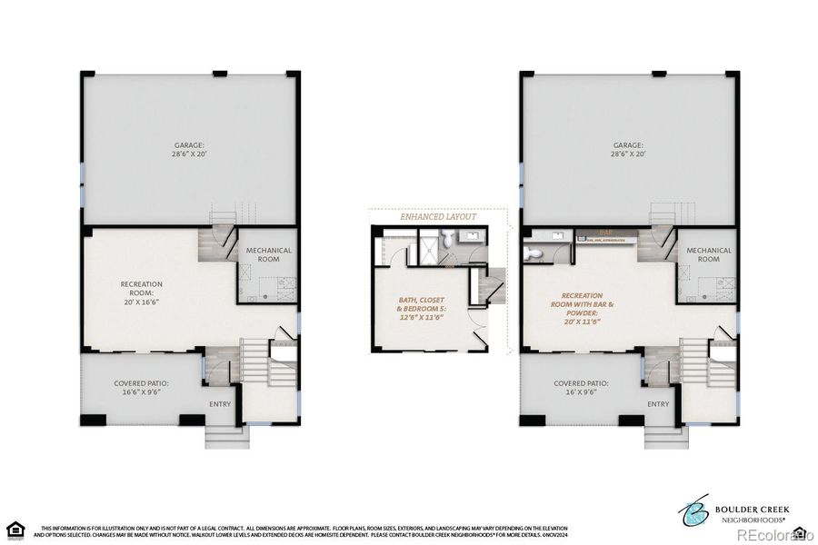 2D floor plan layout of this home in Baseline, Broomfield, CO (Image 8). 2D floor plan layout of this home in Baseline, Broomfield, CO (Image 8).