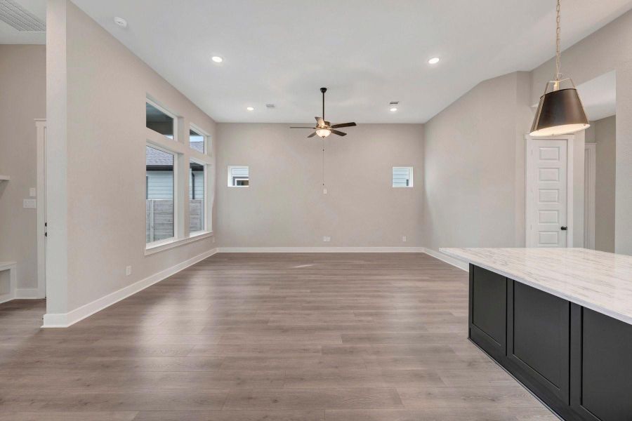 Spacious, unfurnished interior of a new home in Two Step Farm - Landmark Row Collection, Montgomery (Image 12). Spacious, unfurnished interior of a new home in Two Step Farm - Landmark Row Collection, Montgomery (Image 12).