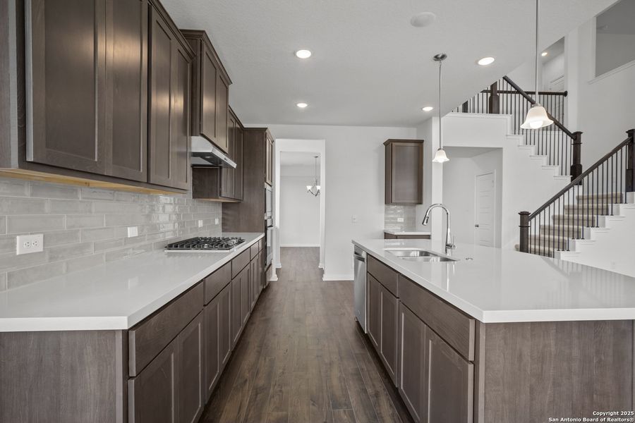 Furnished interior view inside a new home in Homestead, Schertz (Image 12).