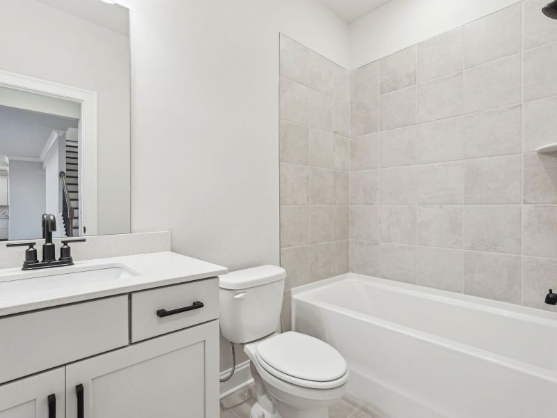 Enjoy a full bathroom on the main level.