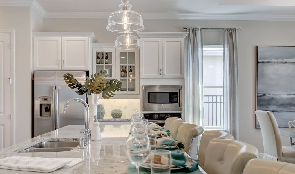 Stunning kitchen with island