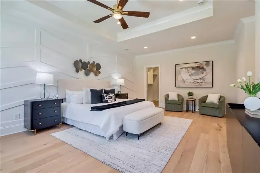 Furnished interior view inside a new home in , Atlanta (Image 48).