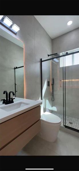 Furnished interior view inside a new home in , Houston (Image 10).