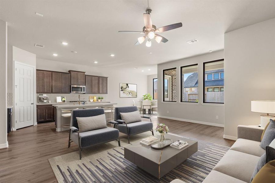 This home boasts a spacious open concept layout that combines the best of modern design and comfort for everyday living.