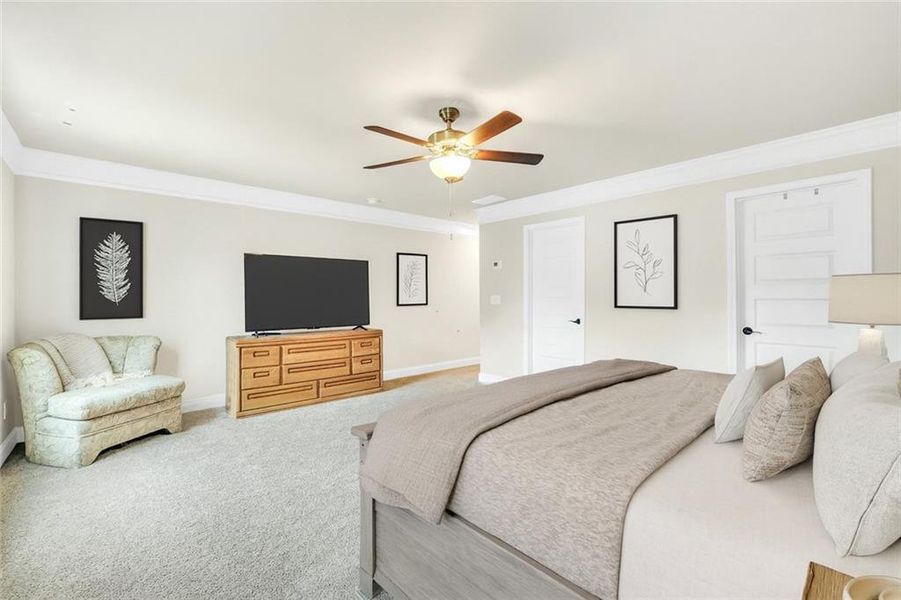 Furnished interior view inside a new home in , McDonough (Image 15).