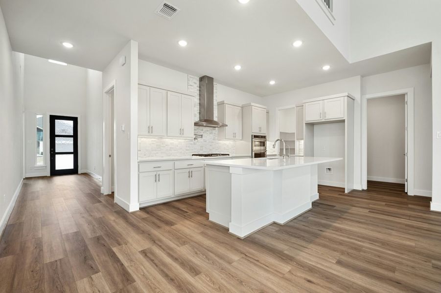 Furnished interior view inside a new home in Santa Rita Ranch, Liberty Hill (Image 11).