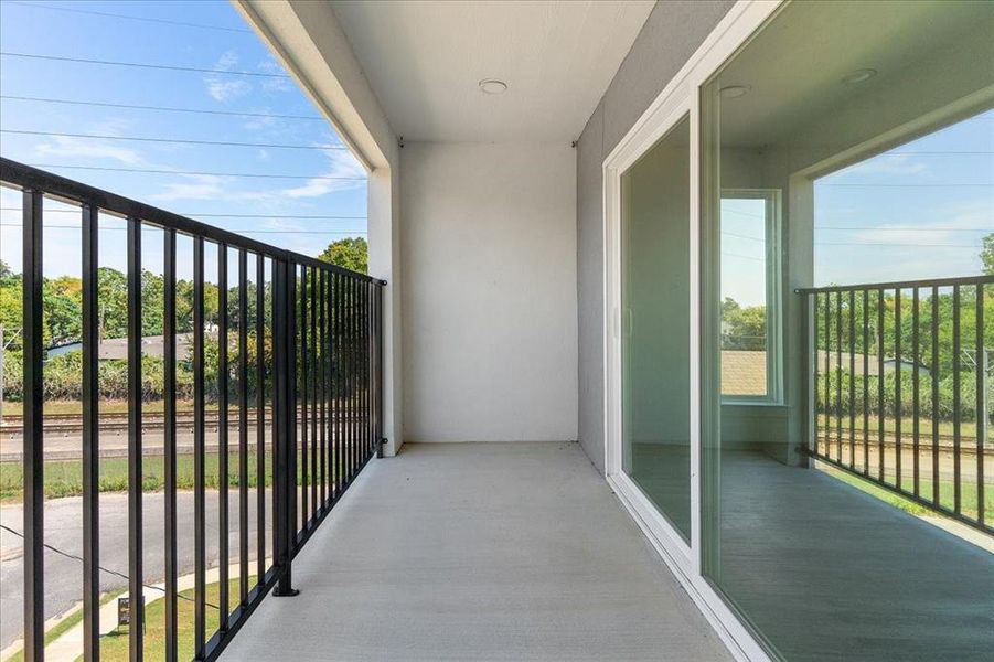 Exterior details and patio area of a home in , Dallas (Image 20).