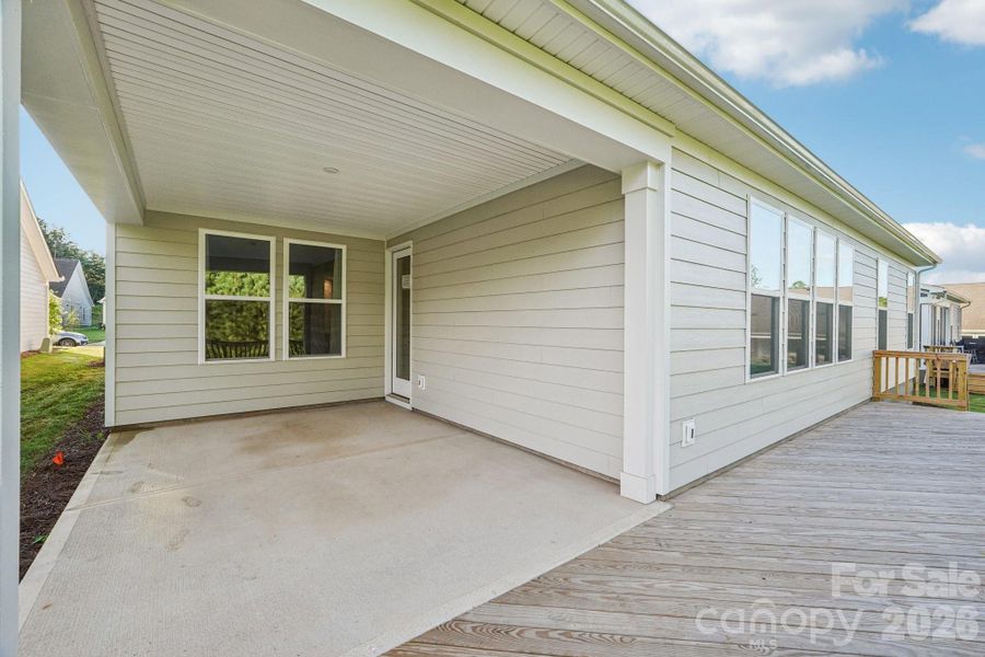 Exterior details and patio area of a home in , Charlotte (Image 3).