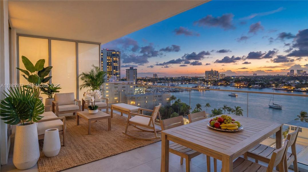 Intarcostal and downtown views