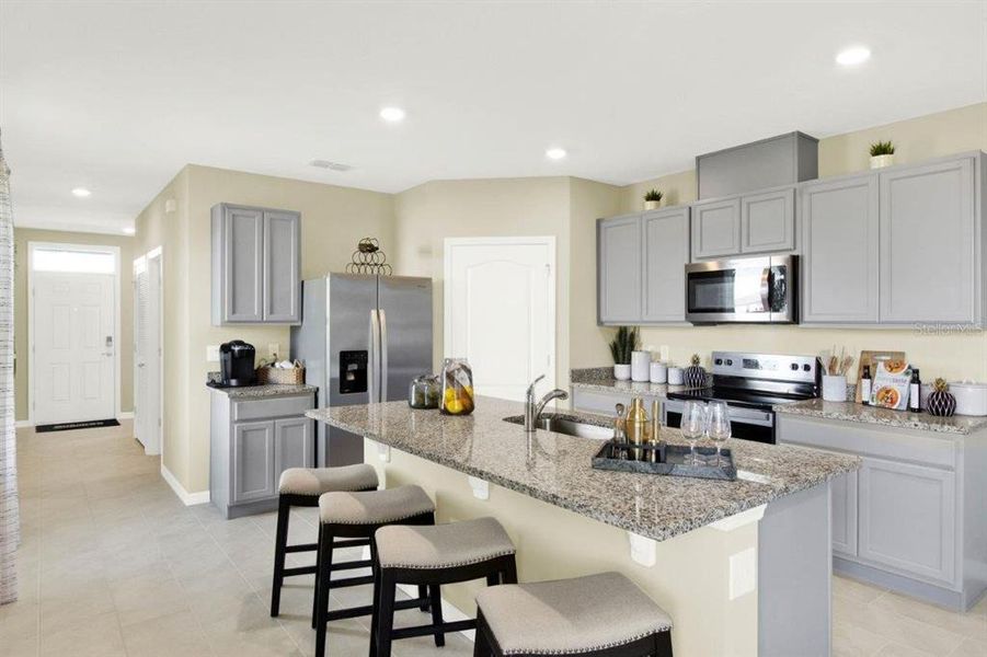 Furnished interior view inside a new home in Villamar, Winter Haven (Image 14).
