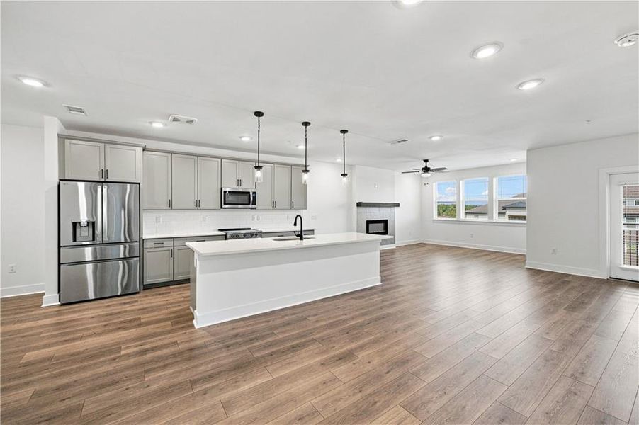 Furnished interior view inside a new home in , Cumming (Image 7).