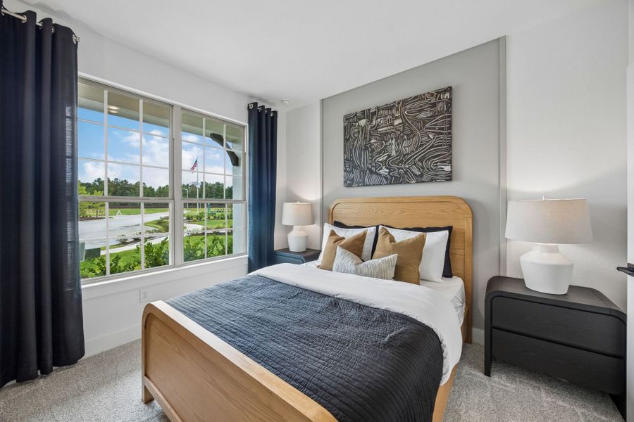 Representative furnished interior of a home built from the Amherst by Pulte Homes in Mavera, Conroe (Image 7).