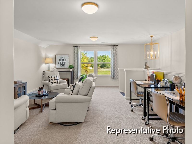Furnished interior view inside a new home in Autumn Ridge, High Shoals (Image 13).