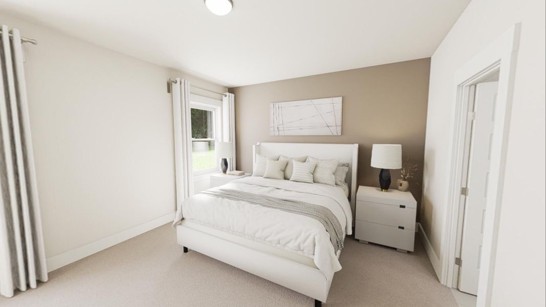 Furnished interior view inside a new home in Havenbrooke, Kernersville (Image 8).