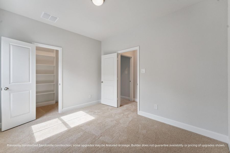 Comfort Meets Function – With plenty of natural light and generous closet space, this bedroom checks every box.