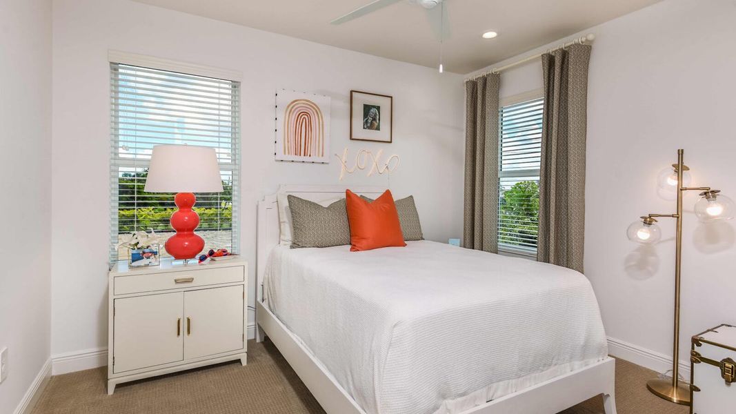 Furnished interior view inside a new home in Palm Grove, Lakewood Ranch (Image 15). Furnished interior view inside a new home in Palm Grove, Lakewood Ranch (Image 15).