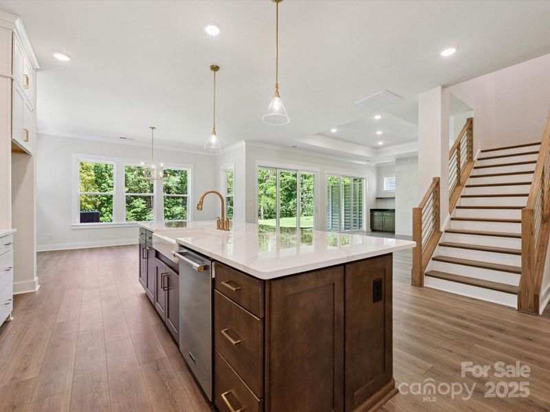 Furnished interior view inside a new home in North Creek Village, Huntersville (Image 17).